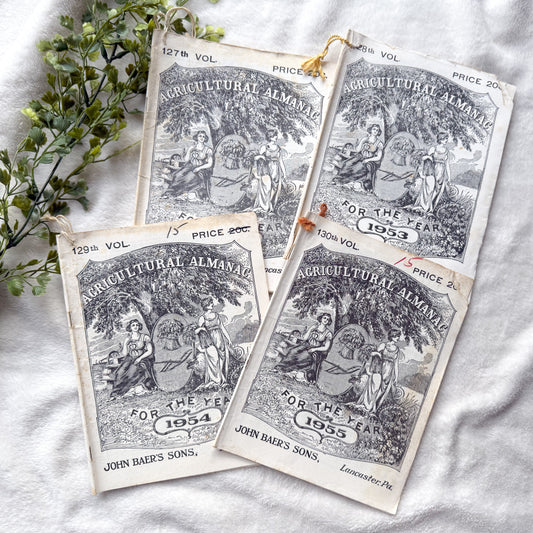 Vintage Almanac Set