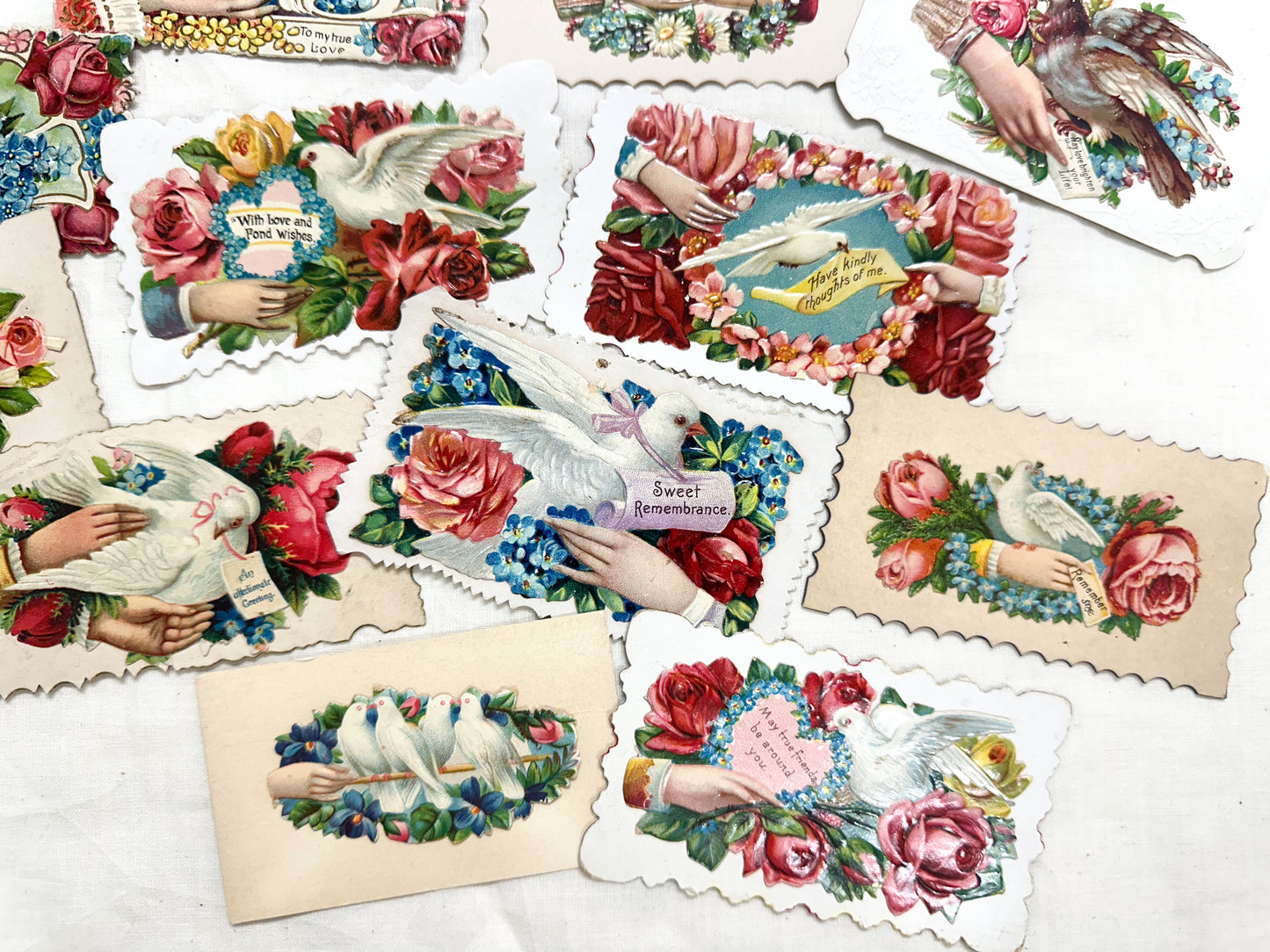 Vintage Calling Card Set