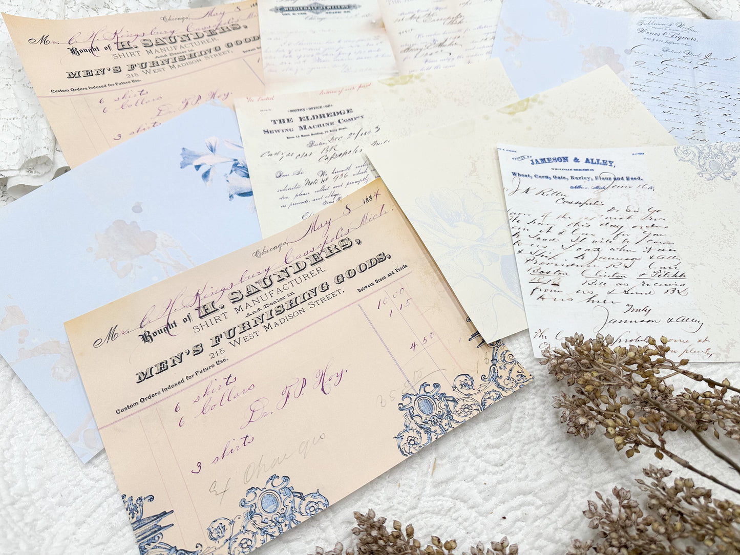 Blue Vintage- Paper Pack