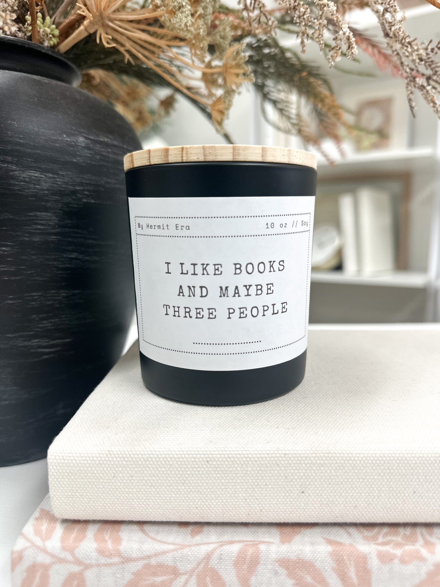 Funny Book Lover Candle