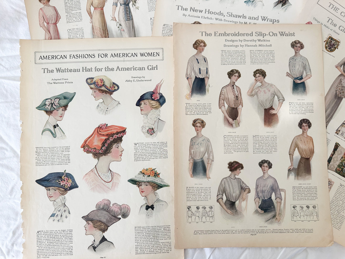 Vintage Fashion Page Set