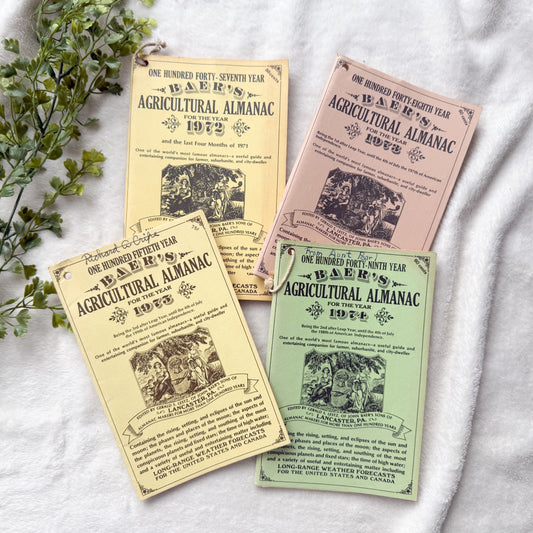 Vintage Almanac Set