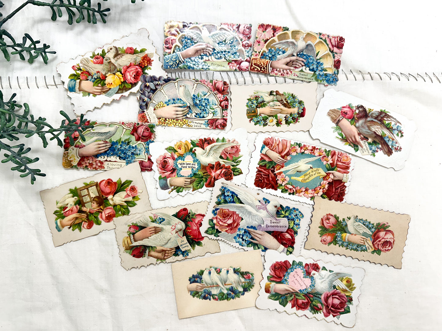 Vintage Calling Card Set