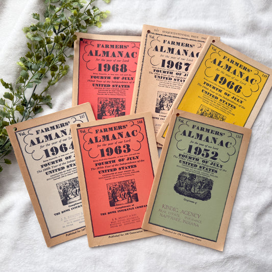 Vintage Almanac Set