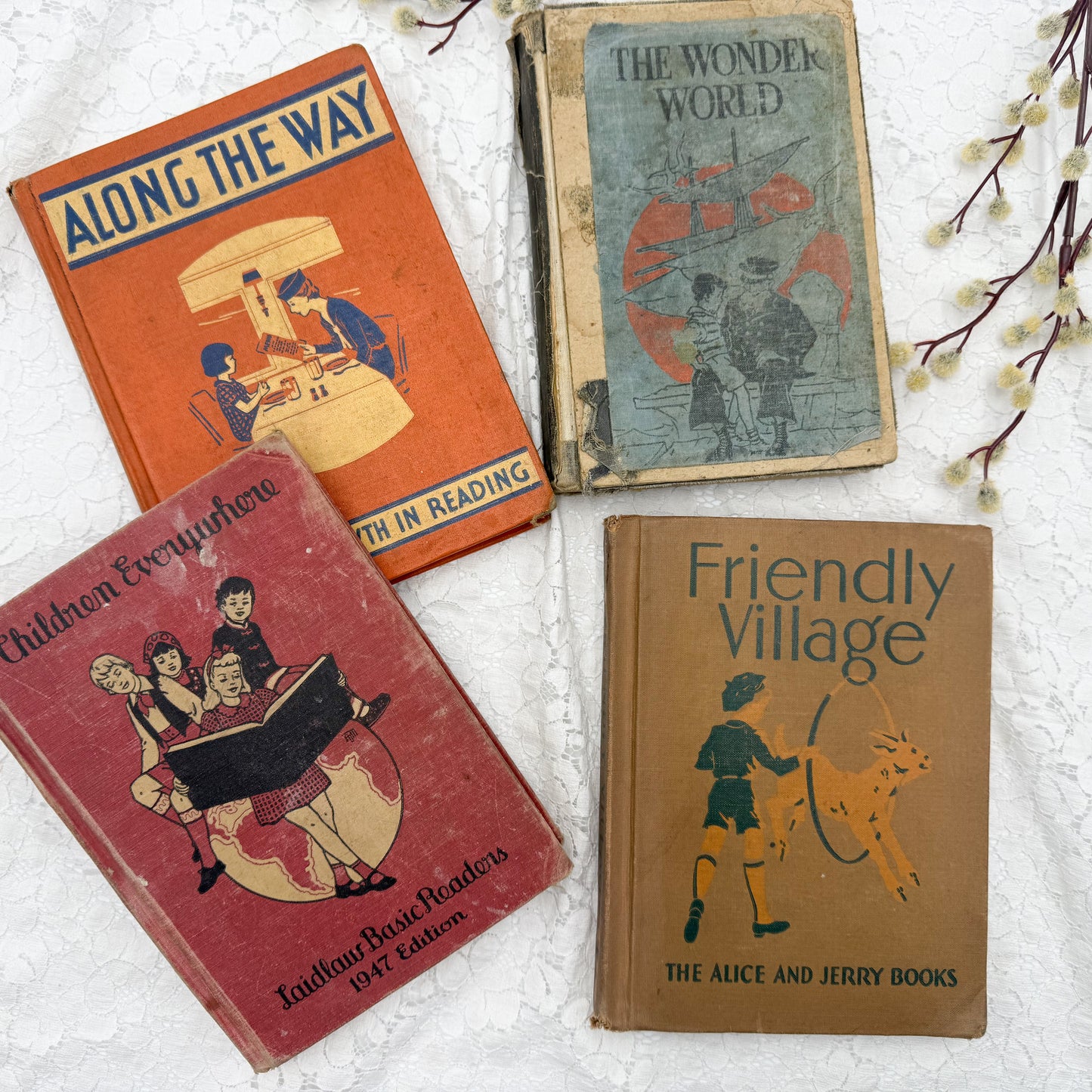 Vintage Children Book Set