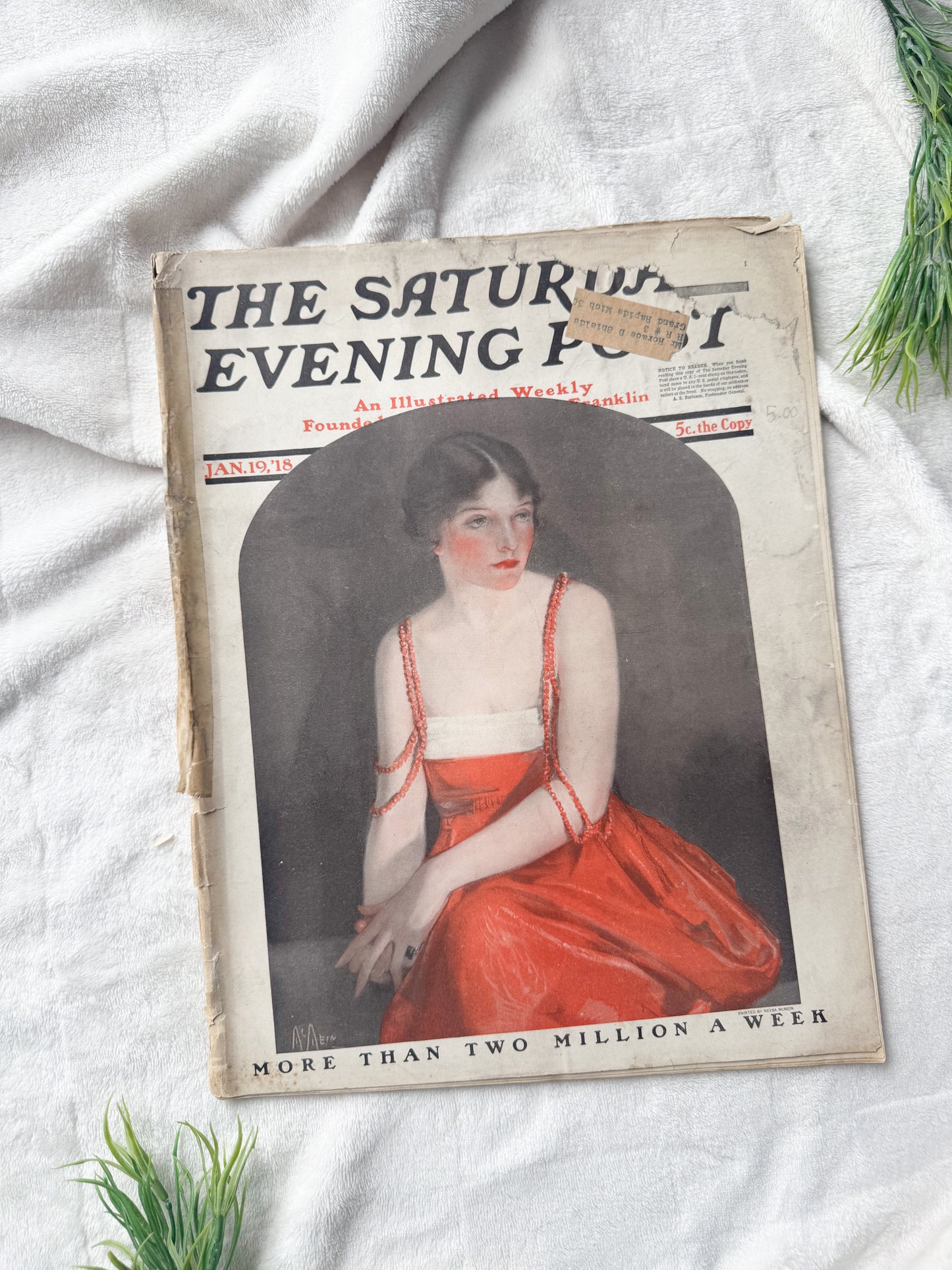 Vintage Saturday Post Magazine