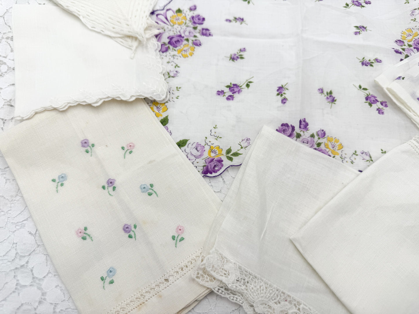 Vintage Hanky Set