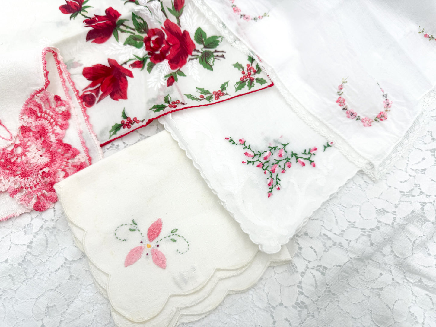 Vintage Hanky Set