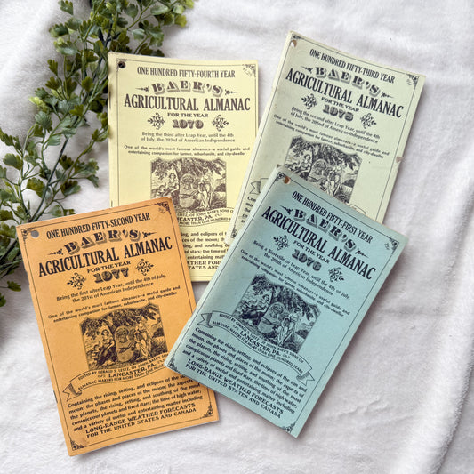 Vintage Almanac Set