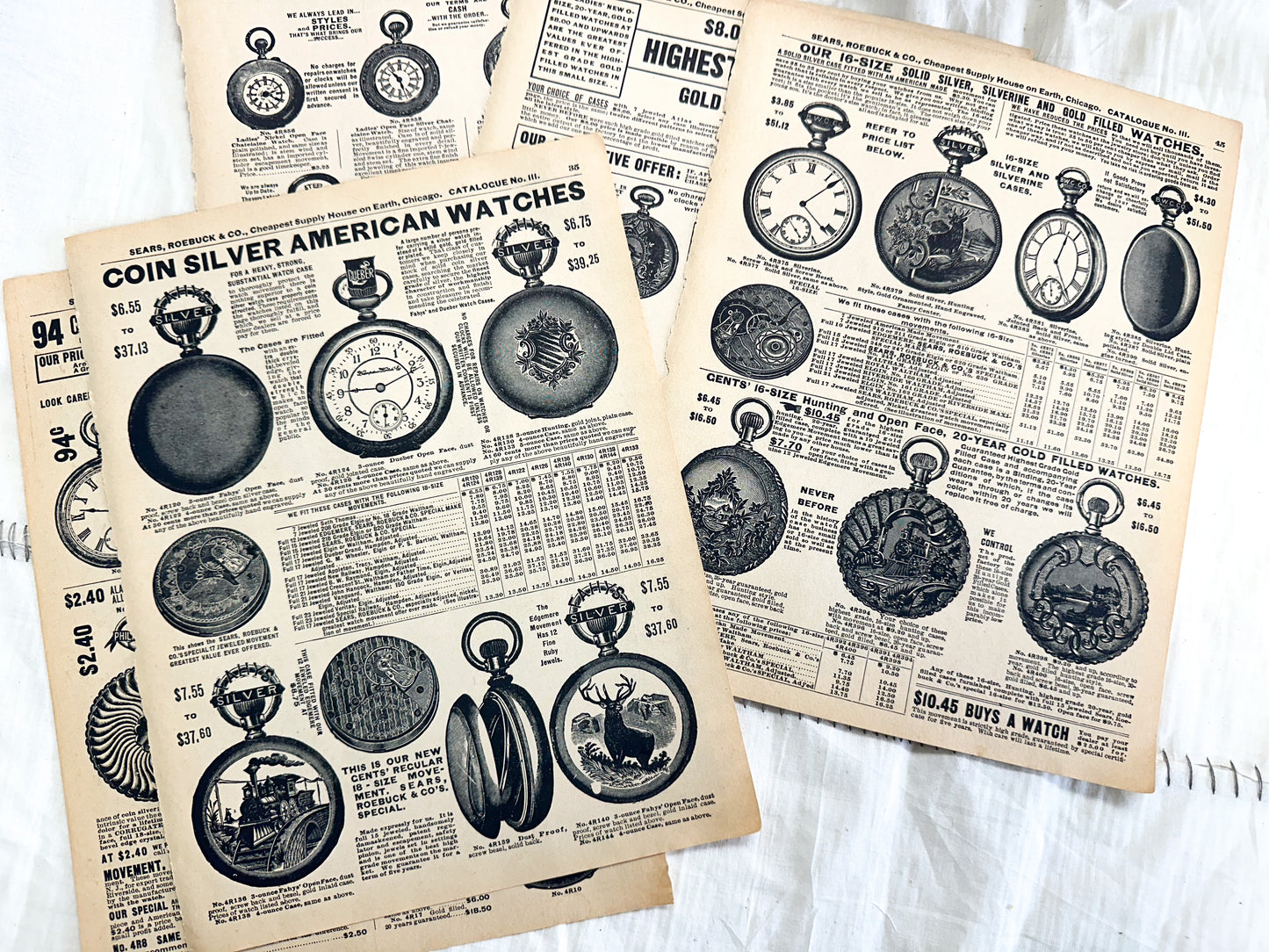 Vintage Clock Sears Pages