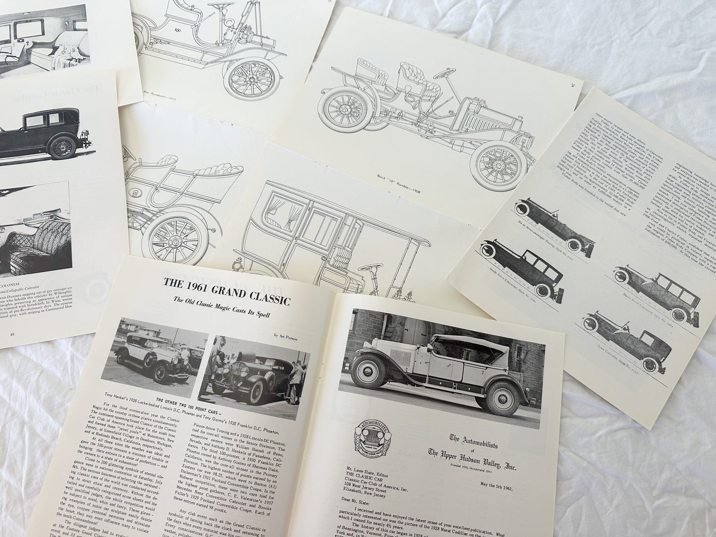 Vintage Auto Ads and Ephemera