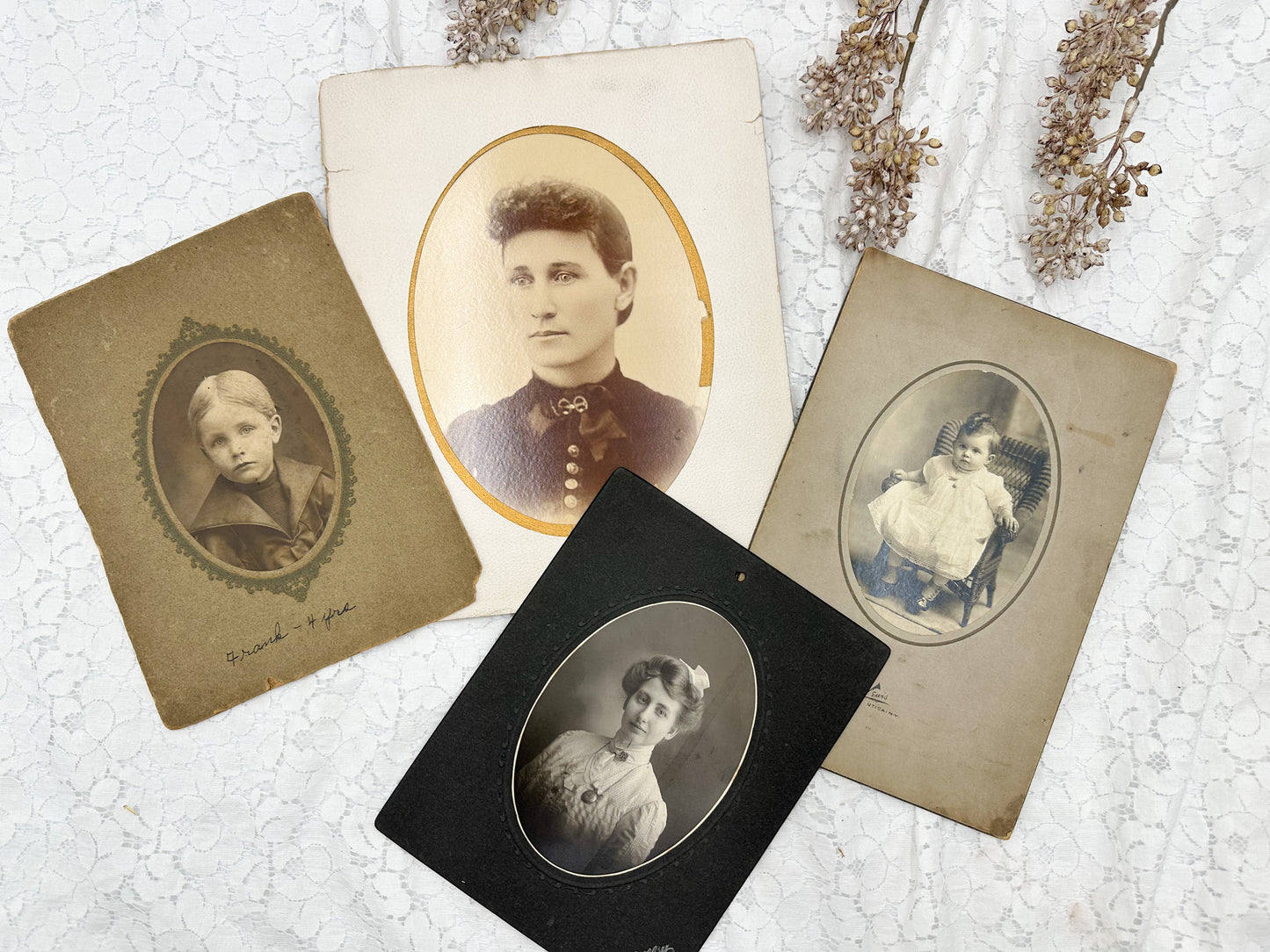 Vintage Cabinet Card Set