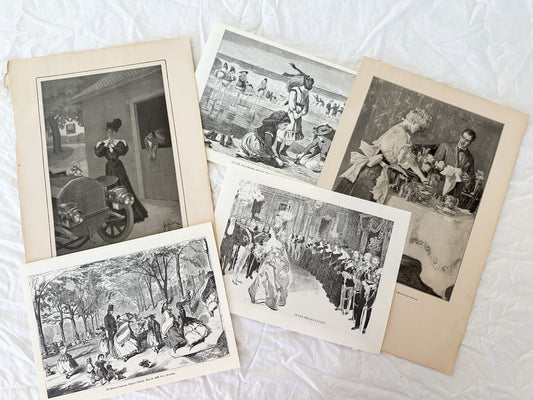 Vintage Illustration Set