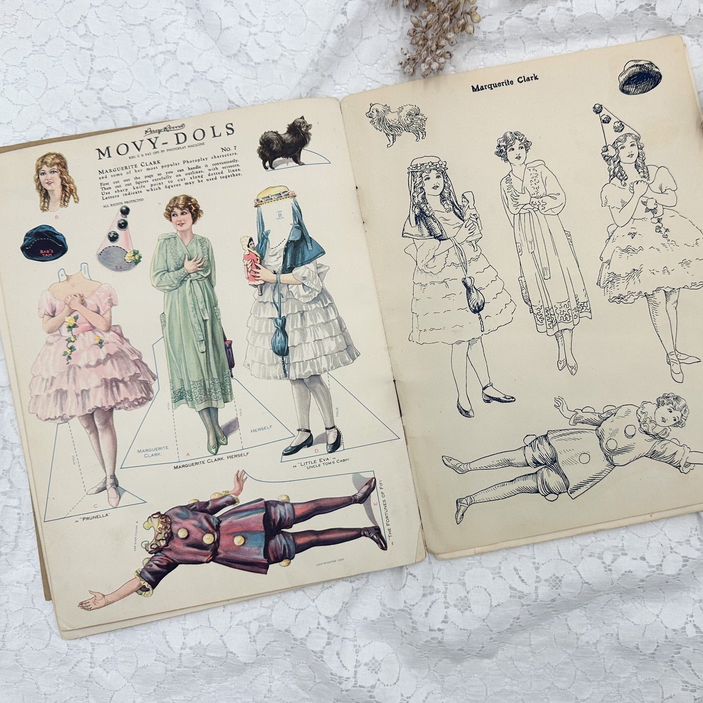 Movy Doll Book with Paper Doll Cut Outs