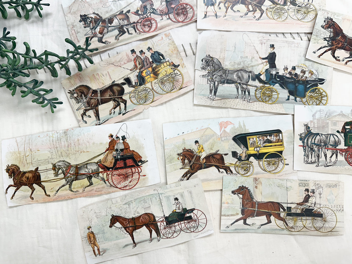 Vintage Carriage Print Set