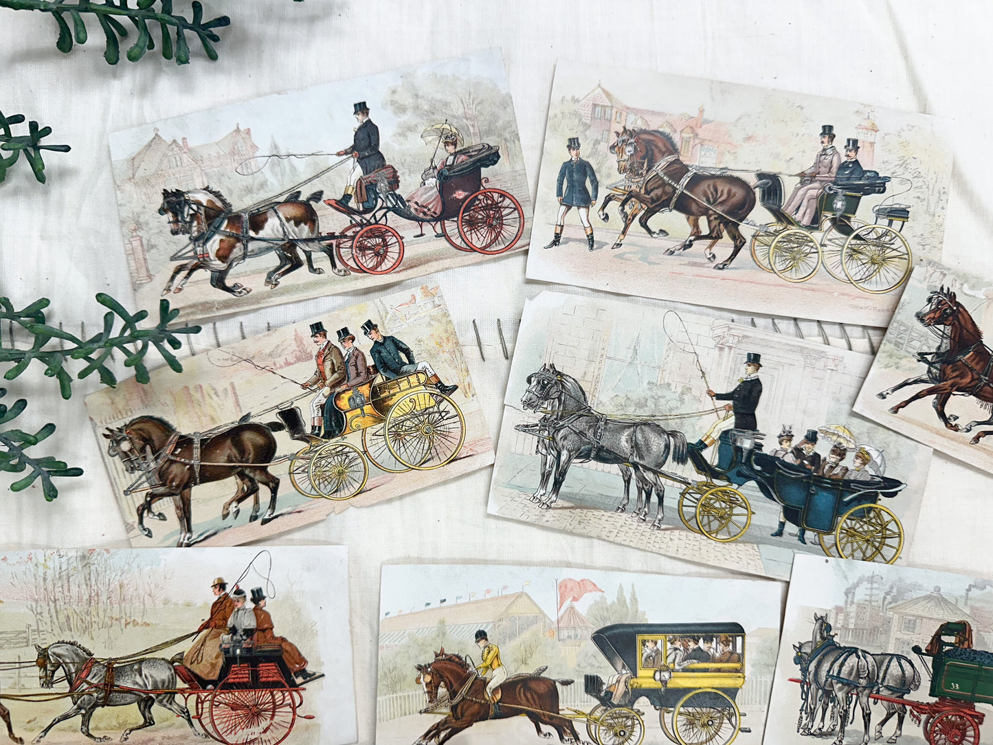 Vintage Carriage Print Set