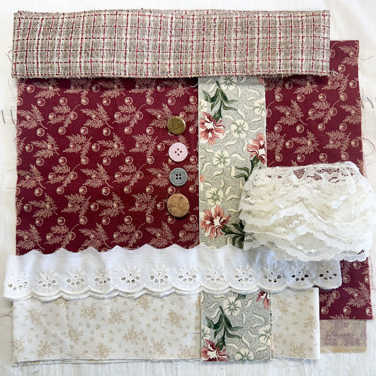 Coordinated Fabric and Button Kit