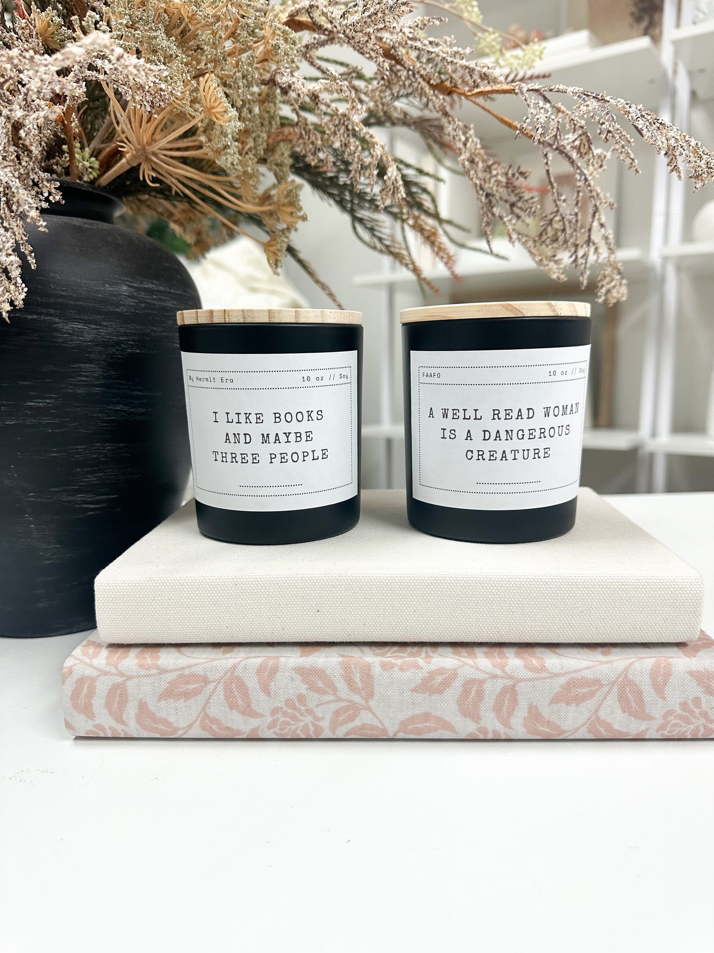 Funny Book Lover Candle