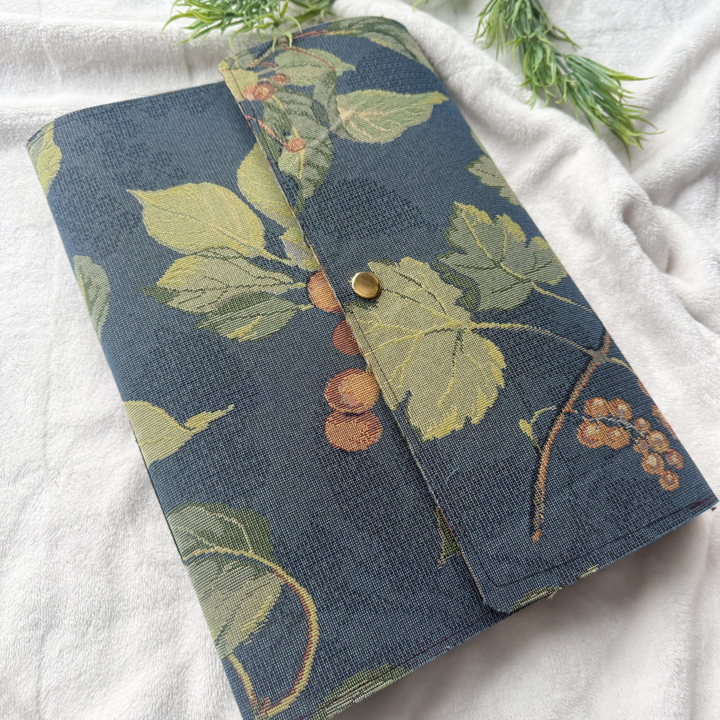 Handmade Journal- 9x13 with Coffee Dyed Paper