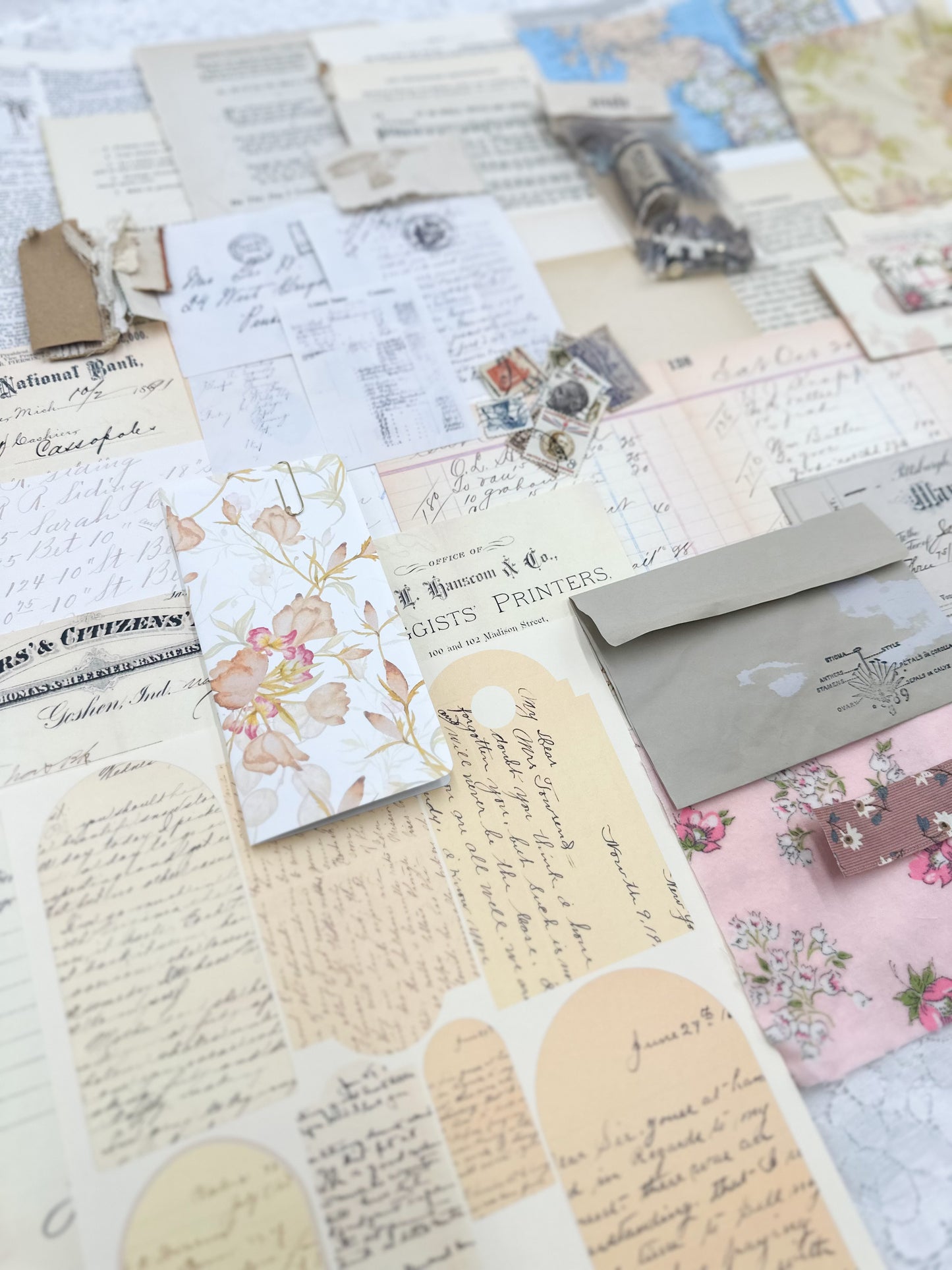 Ephemera Kit- Vintage Writing