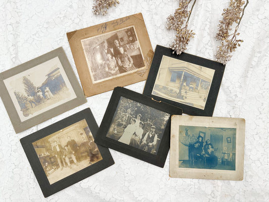 Vintage Cabinet Card Set