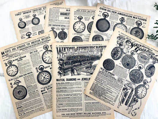 Vintage Clock Sears Pages