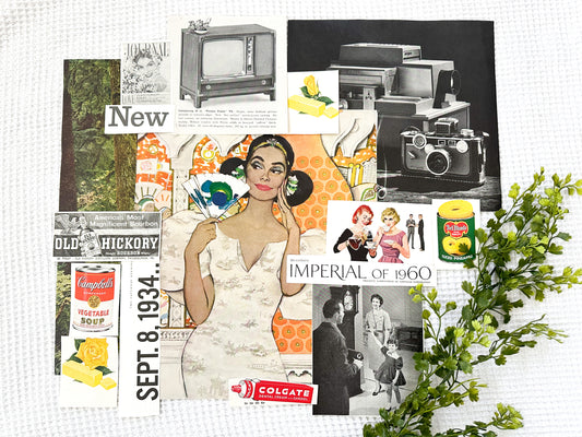 Collage Kit with Vintage Images