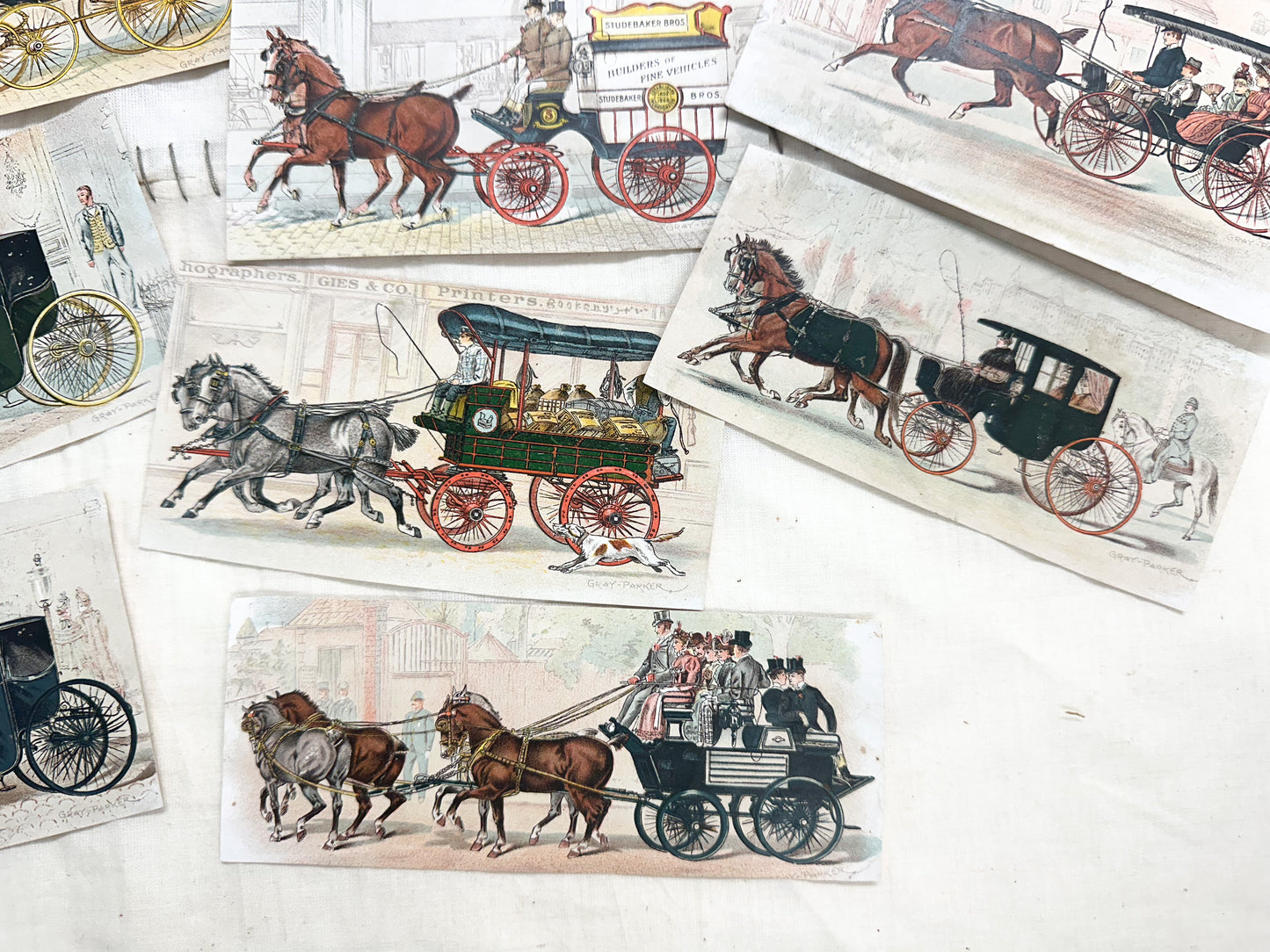 Vintage Carriage Print Set