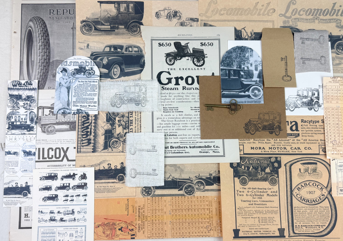 Automobile Ephemera Kit