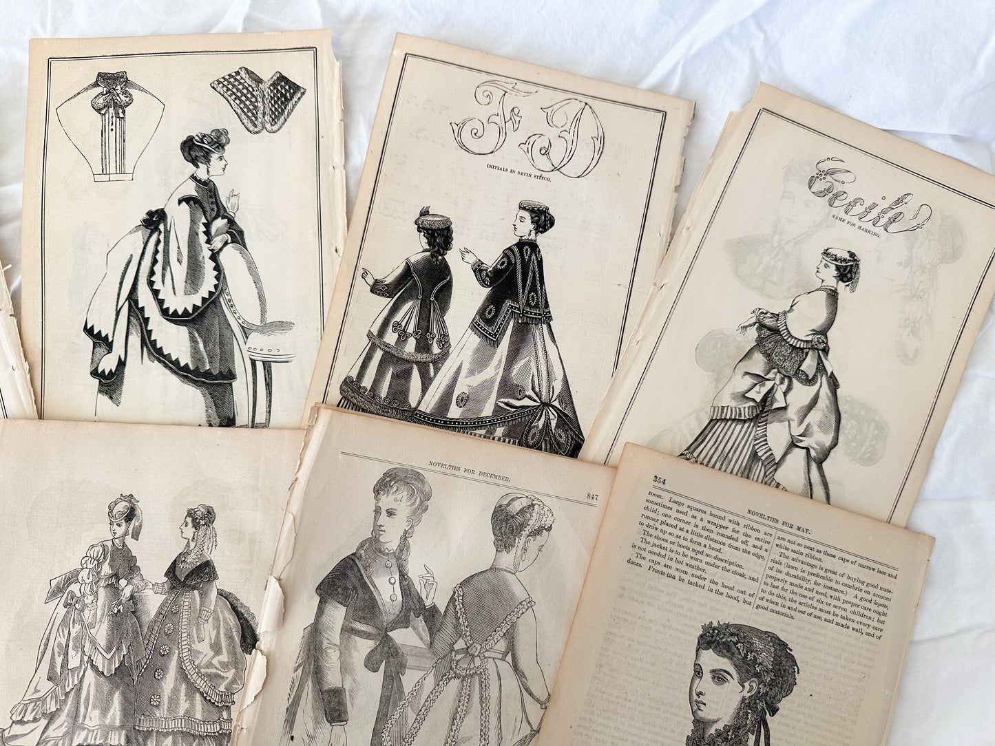 Vintage Fashion Print Set