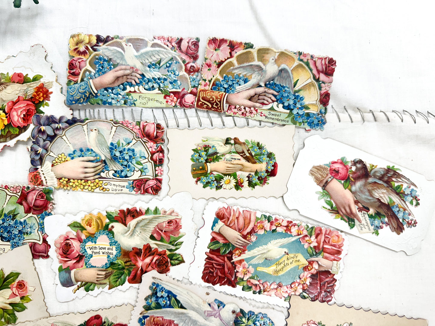 Vintage Calling Card Set