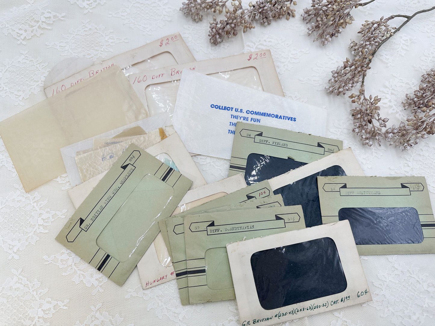 Vintage Stamp Envelopes