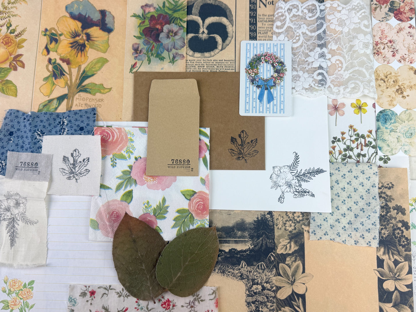 Botanical and Nature Ephemera Kit