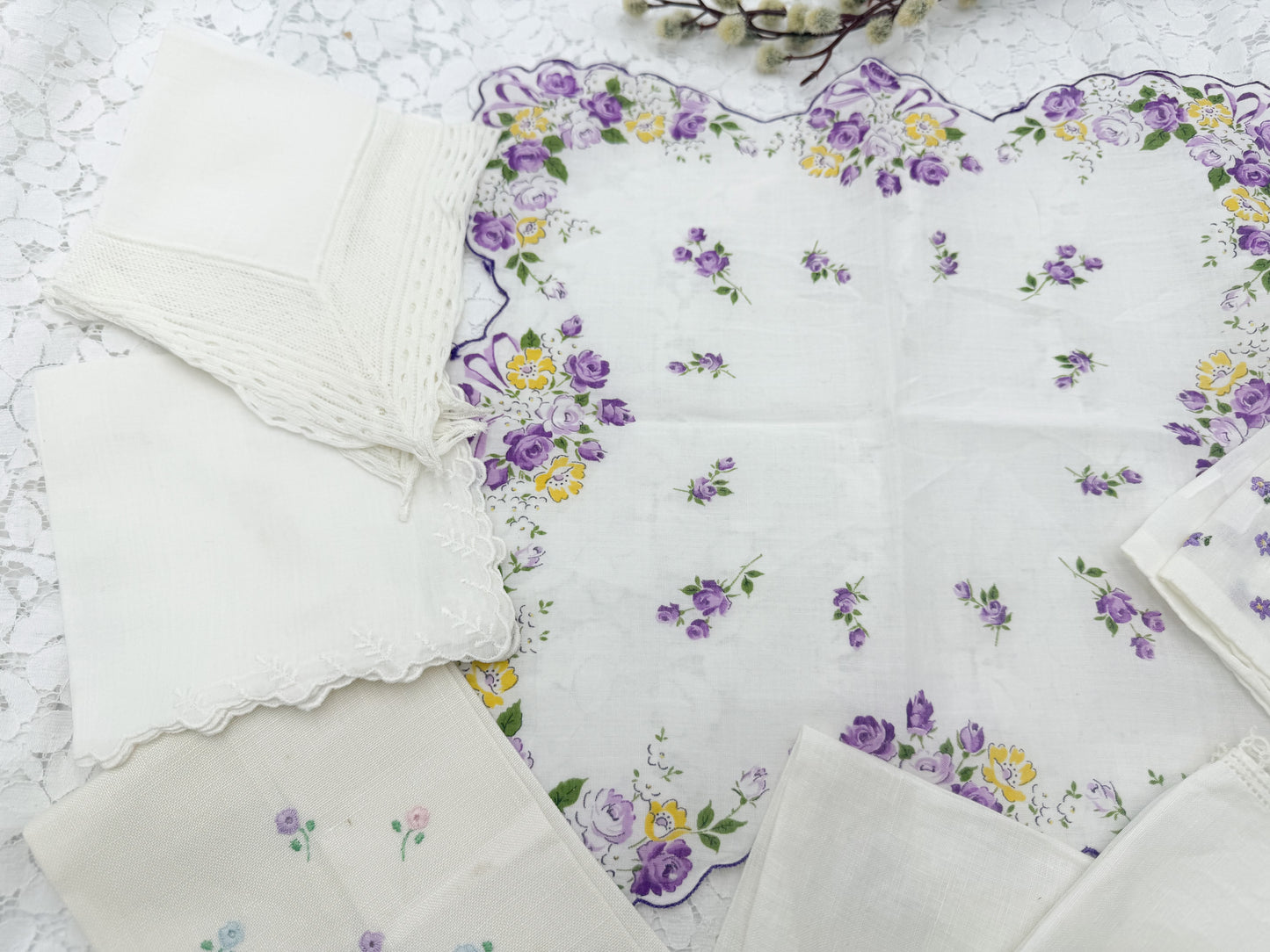 Vintage Hanky Set