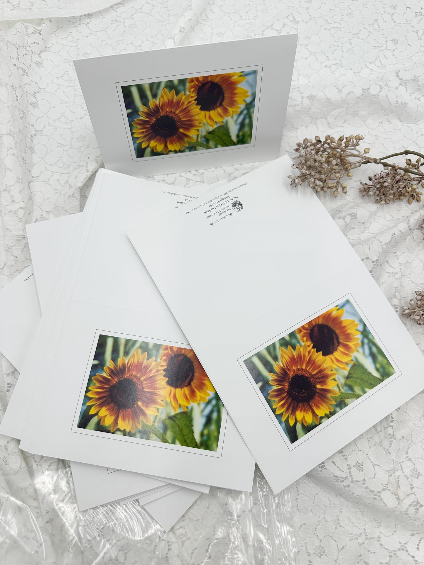 Sunflower Greeting Cards