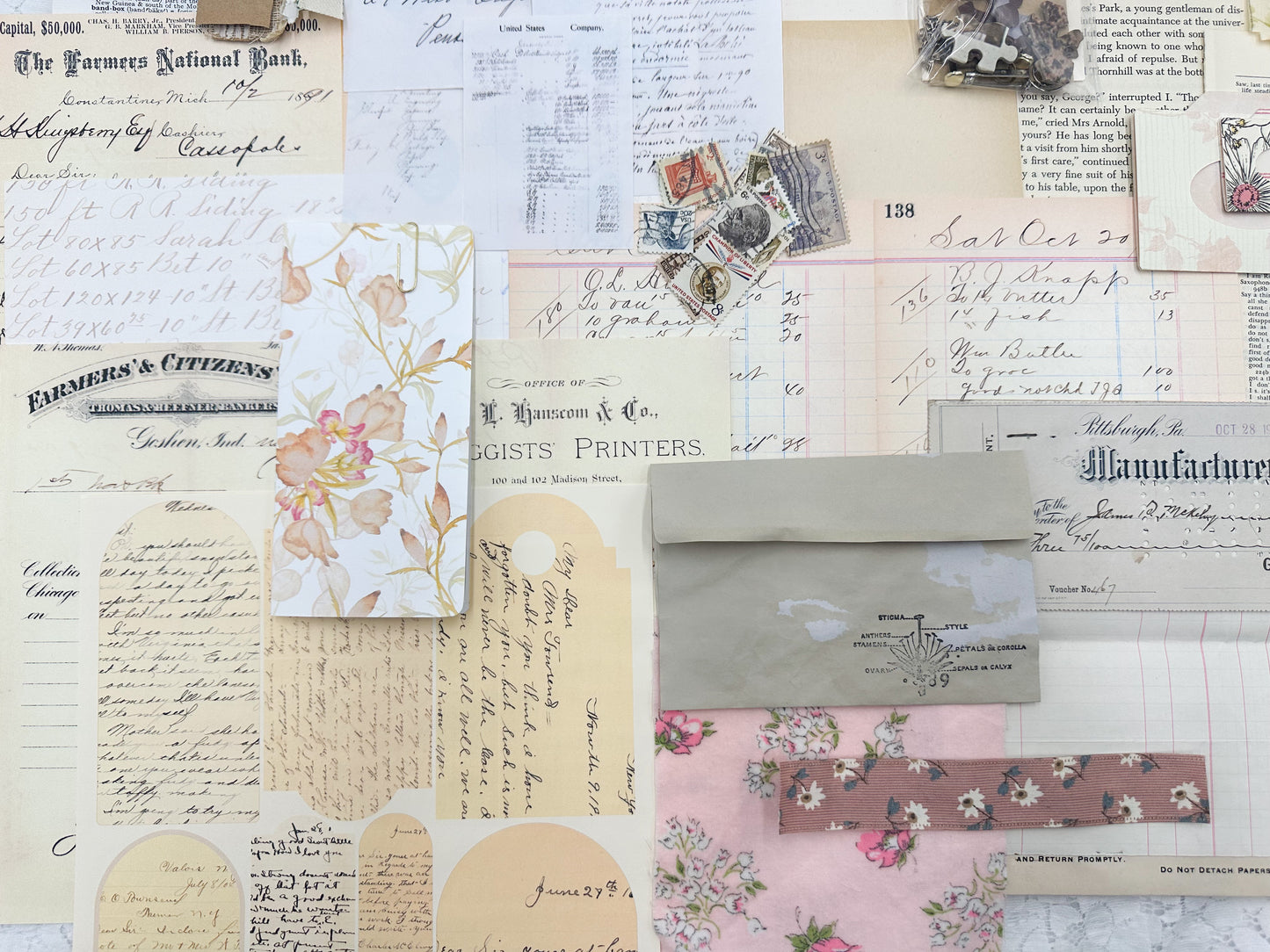 Ephemera Kit- Vintage Writing