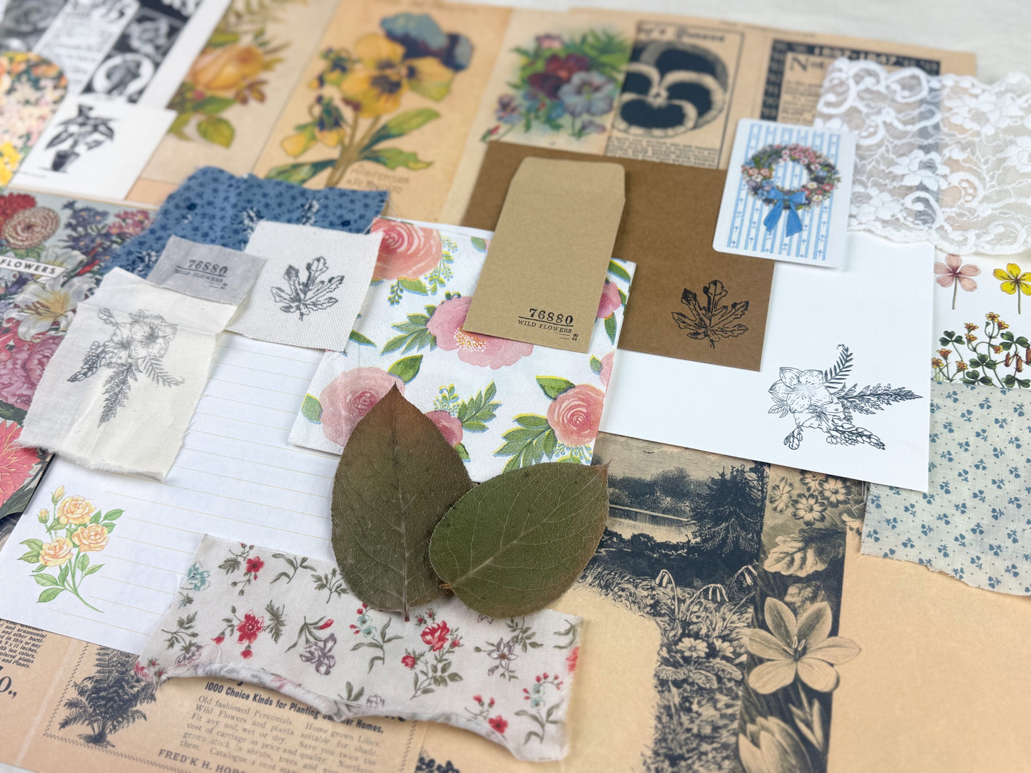 Botanical and Nature Ephemera Kit