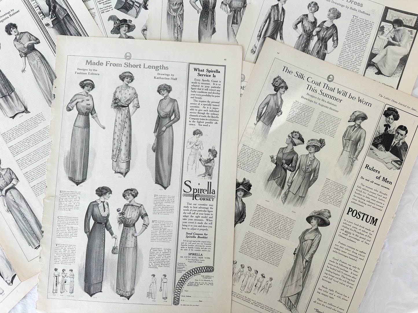 Vintage Fashion Page Set