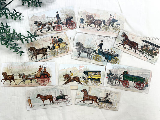 Vintage Carriage Print Set