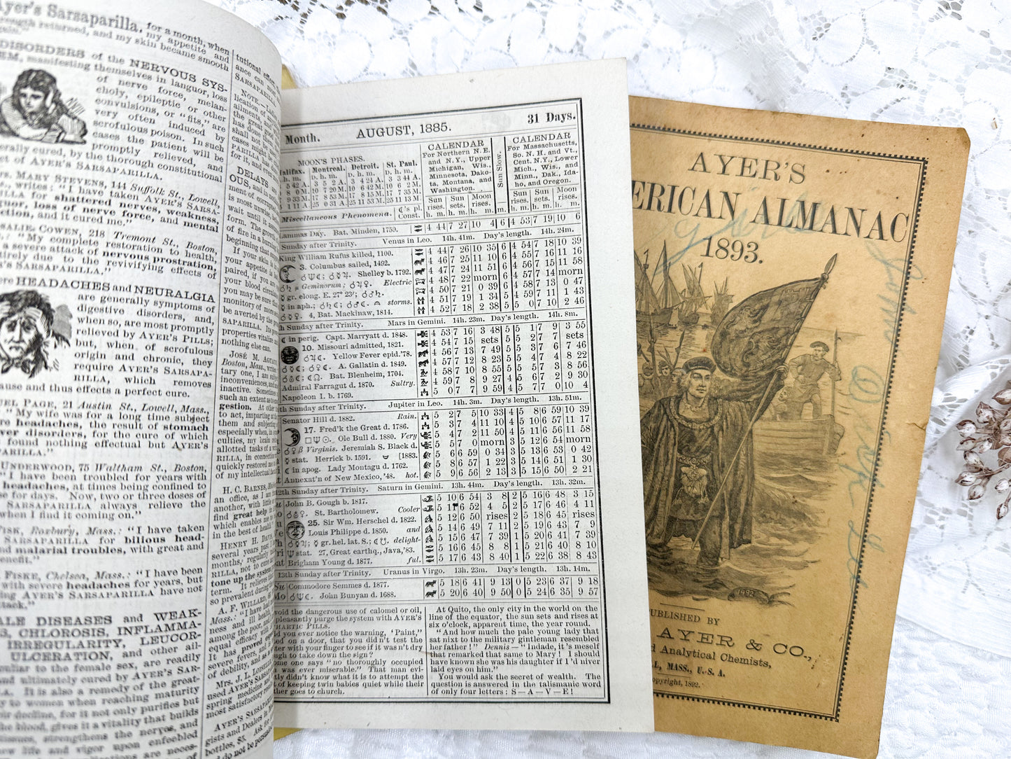Vintage Almanac Set