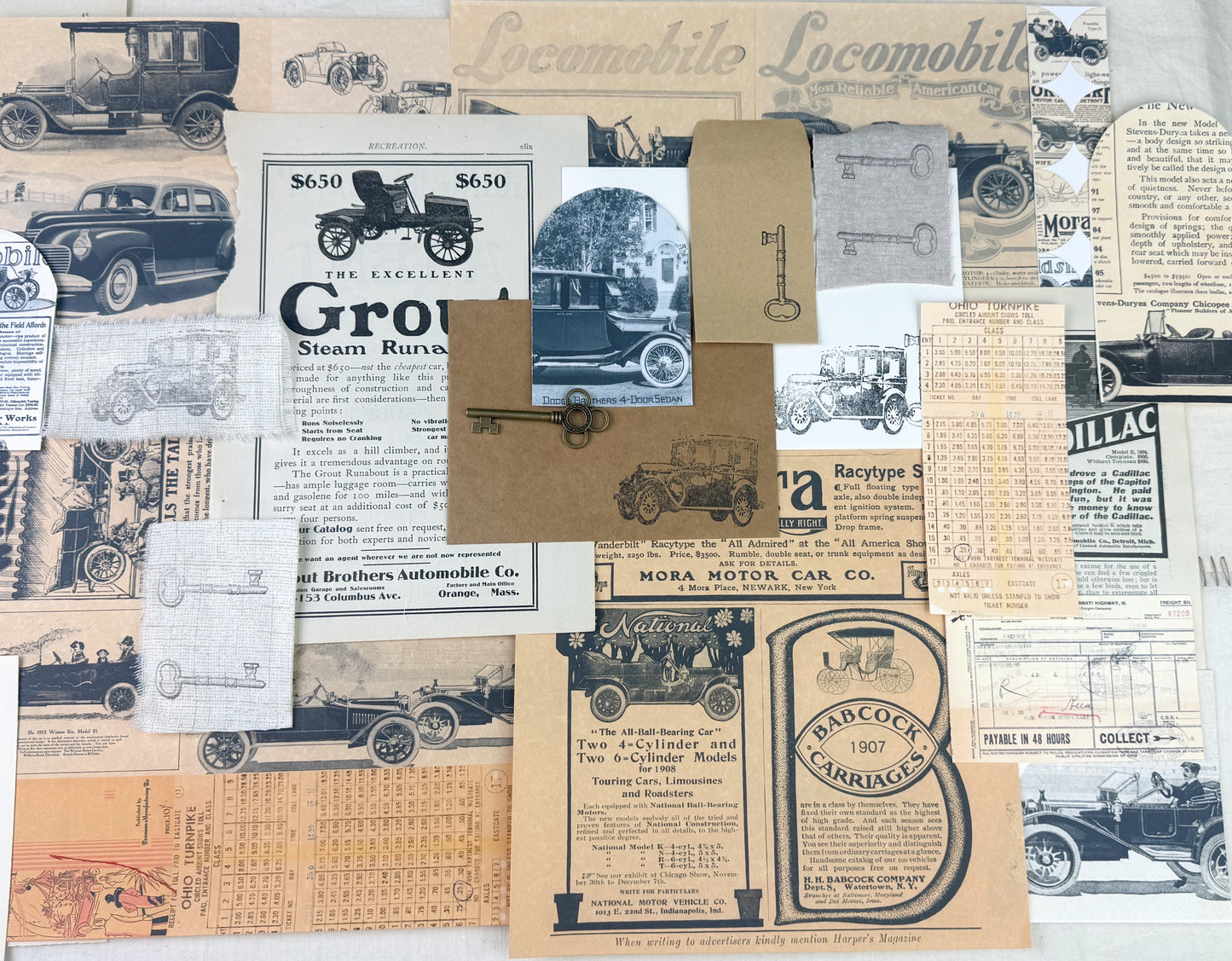 Automobile Ephemera Kit