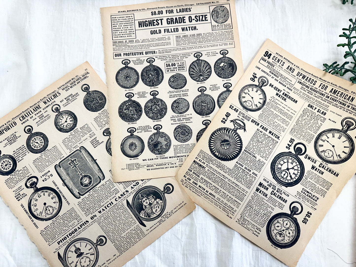 Vintage Clock Sears Pages