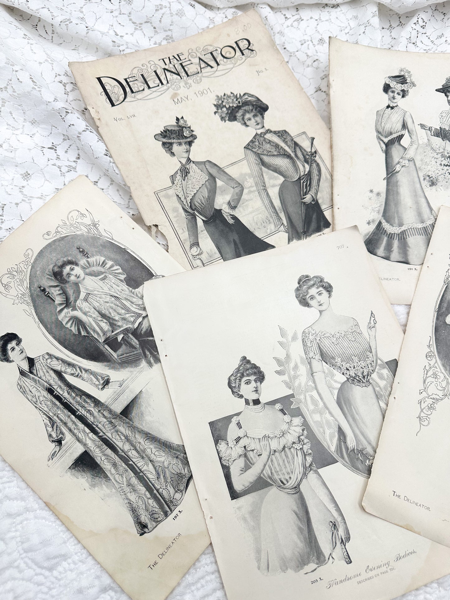 Vintage Fashion Plates and Pages