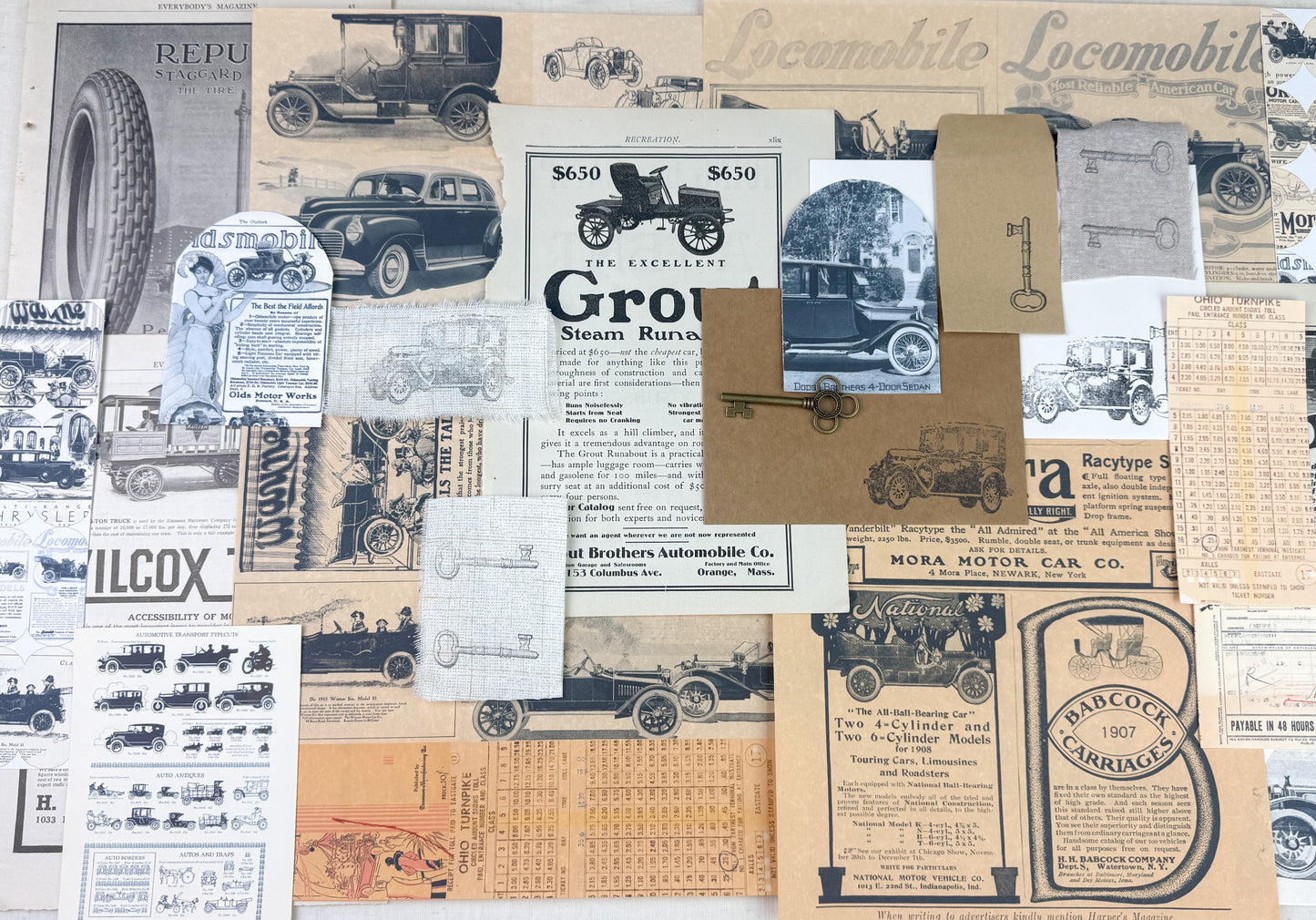 Automobile Ephemera Kit