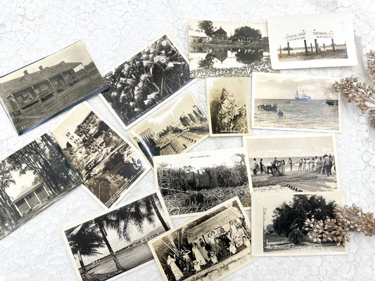 Set of Vintage Postcards and Photos