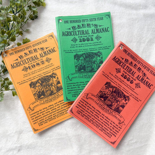 Vintage Almanac Set