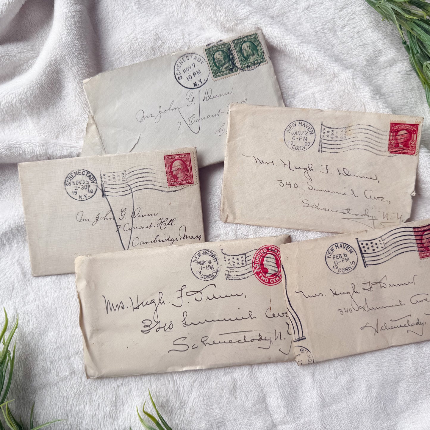 Vintage Letters and Envelope Set (Early 1920's)