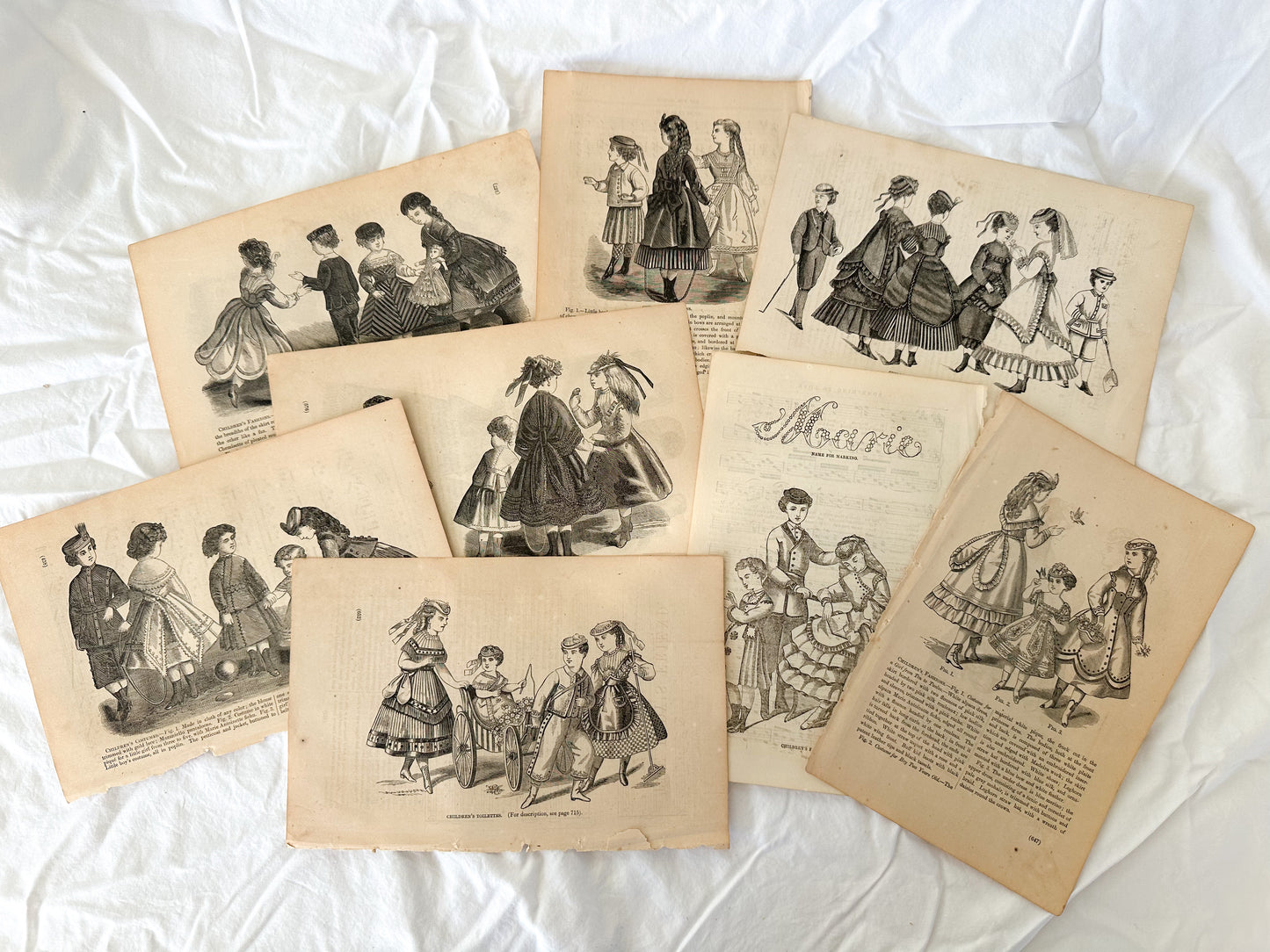 Vintage Fashion Print Set