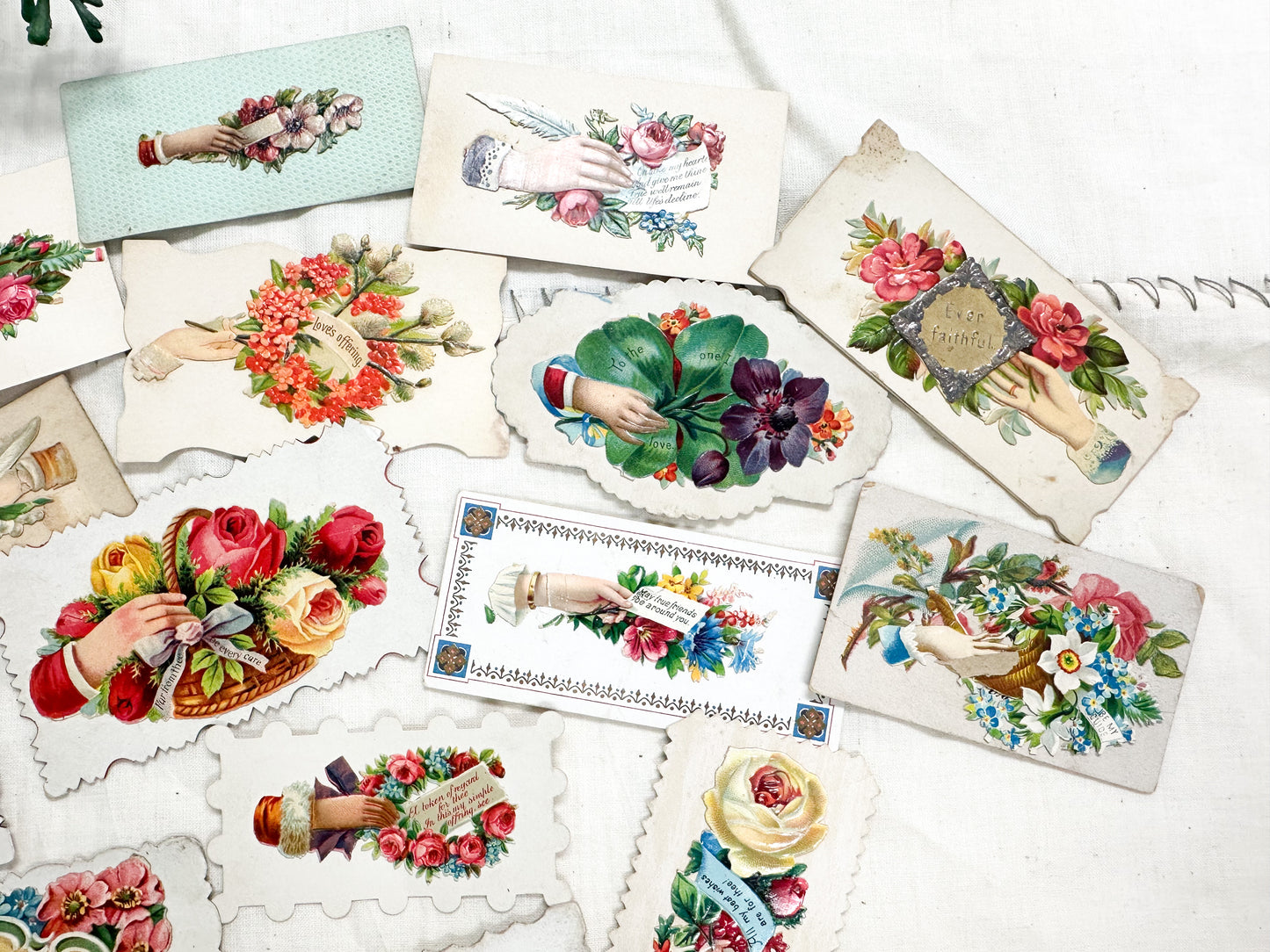 Vintage Calling Card Set