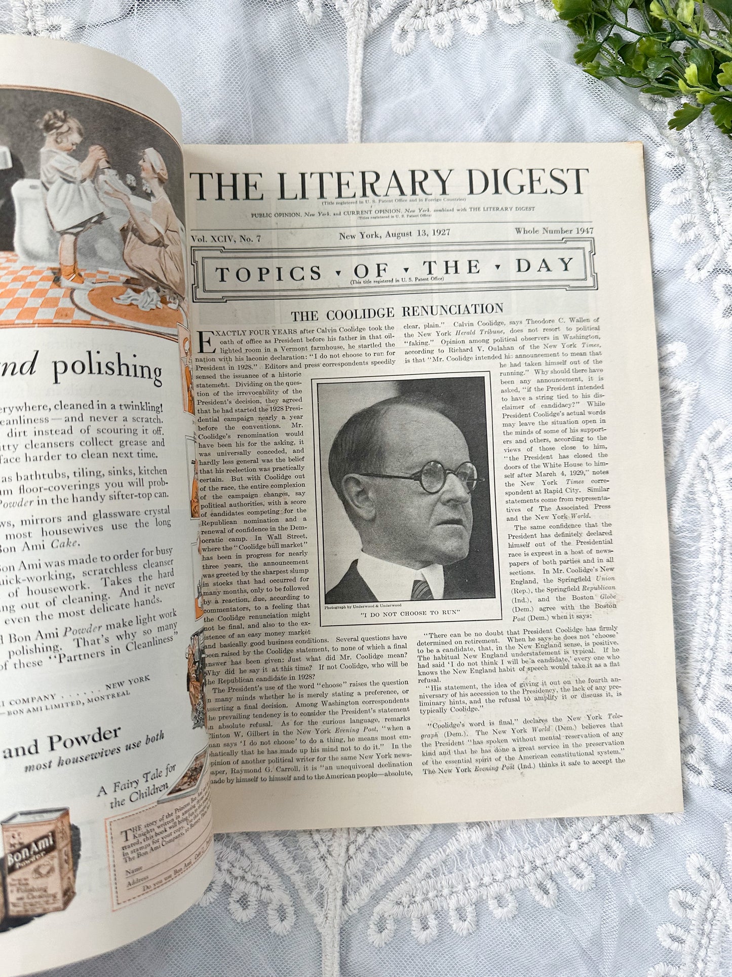 1947 Literary Digest Magazine